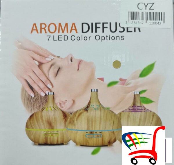 Difuzer Aroma - Ovlaiva Vazduha Sa 7 Led Svetala