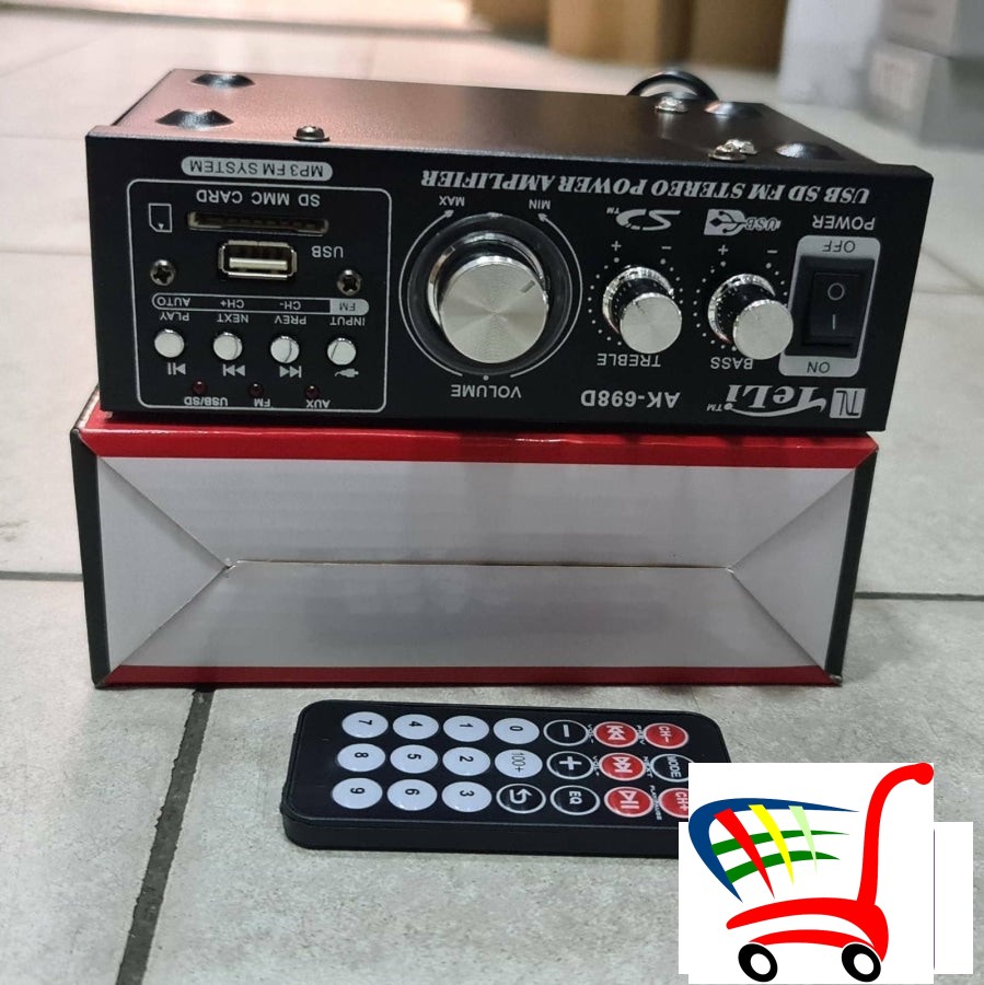 Digitalni Plejer-Ak-698D Pojacalo Resiver Blutut -