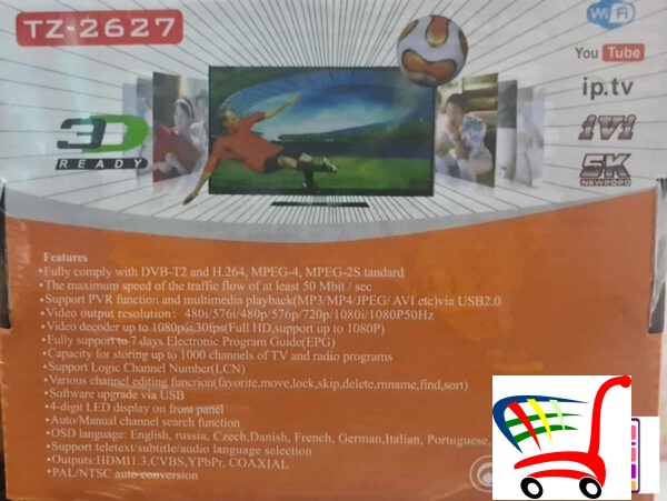 Digitalni Resiver Set Top Box Tz-2627 -