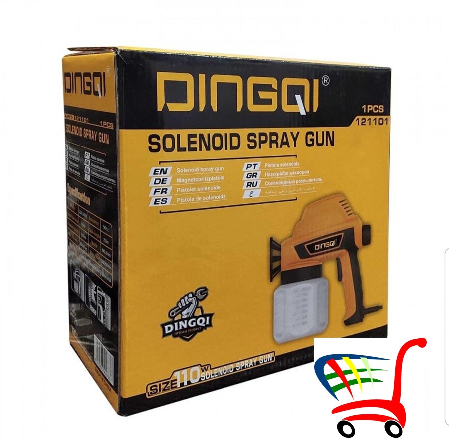 Dingqi Elektricni Pistolj Za Farbanje Sa Prskalicom 110V -