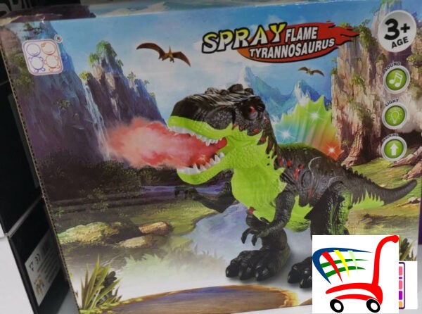 Dinosaurs T-Rex Imitacija Plamena -