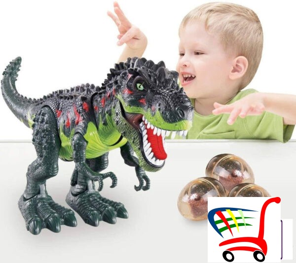 Dinosaurs T-Rex Imitacija Plamena -