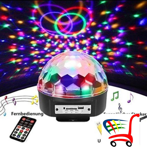 Disko Kugla Mp3 Led Usb Daljinski -