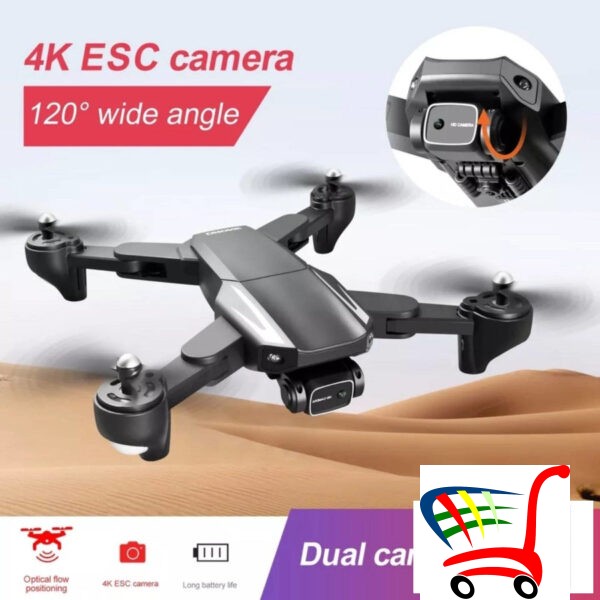 Dron 818 Ae5 Dron Sa 4K Kamerom I Dve Baterije -