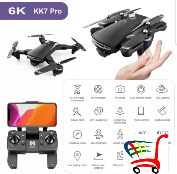 Dron Kk7-5G Gps Iroskop Hd Dual Camera -