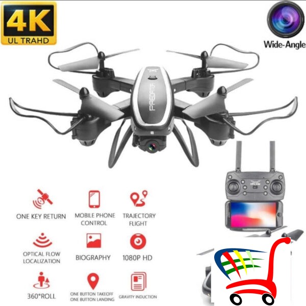 Dron S80 Predator/4K Kamera -