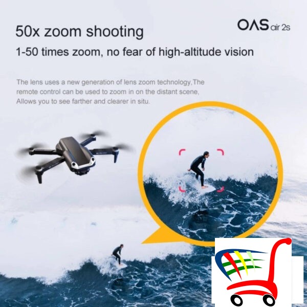 Dron Sa 2 Kamere/4K/Hd/2 4G/Wf Model S2 -