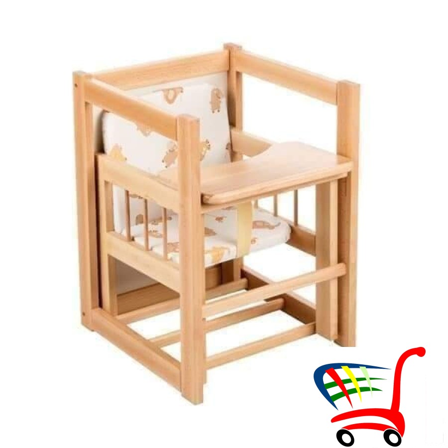 Drvena Hranilica Za Bebe -