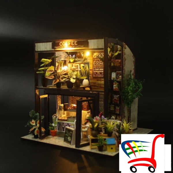 Drvena Kucica Za Lutke T Cafe -