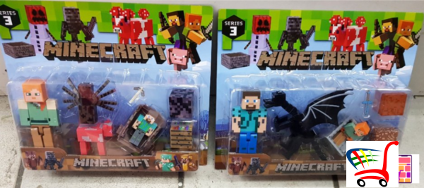 Dva Seta Minecraft Igraaka Za 1500 Dinara- Odlian Poklon -