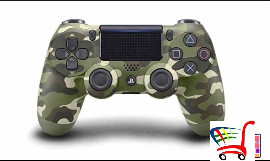 Dzojstik Ps4 - Zeleni Maskirni