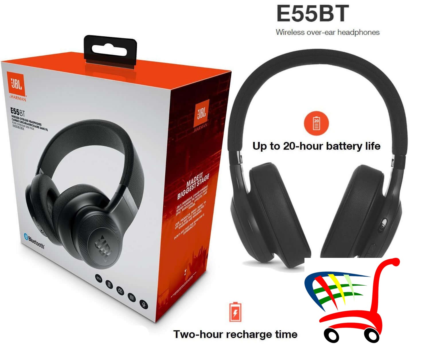 Bezicne slusalice E55BT - Bezicne slusalice E55BT - Image 3