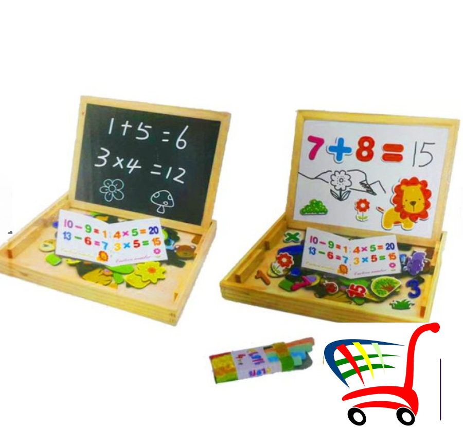 Edukativna Magnetna Tabla Sa Slagalicama -