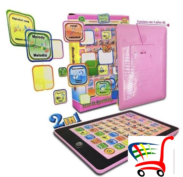 Edukativni Tablet Za Decu Plavi I Roze -