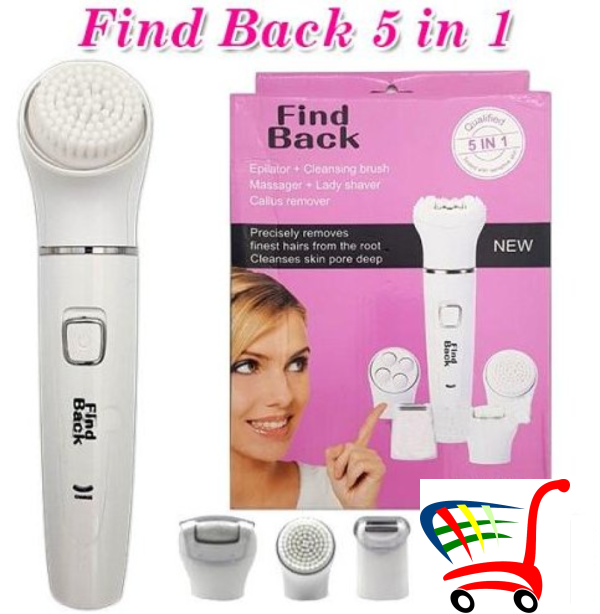 Epilator 5 U 1 Find Back -