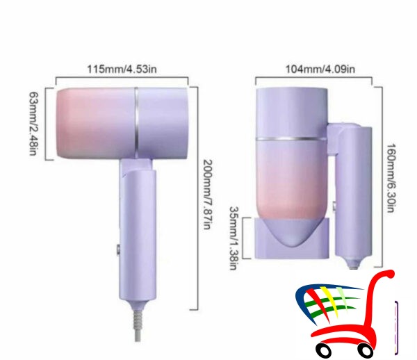 Fen Za Kosu - Sklopivi Fen 1500W Sonar Sn-39