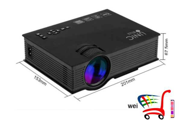 Fhd+1080P/Led/Wifi Unic 46+ Super Projektor Najbolji ! -