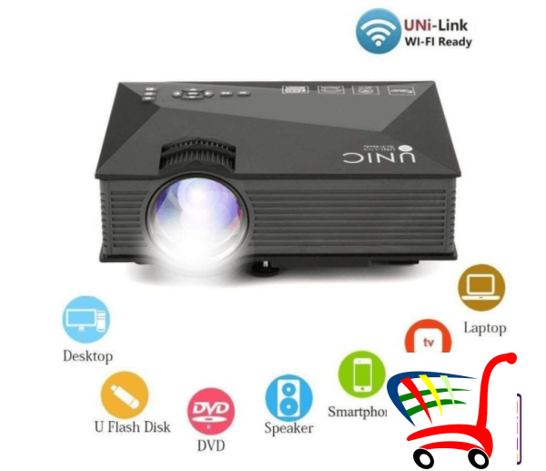 Fhd+1080P/Led/Wifi Unic 46+ Super Projektor Najbolji ! -