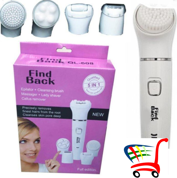 Find Back Epilator 5In1 -