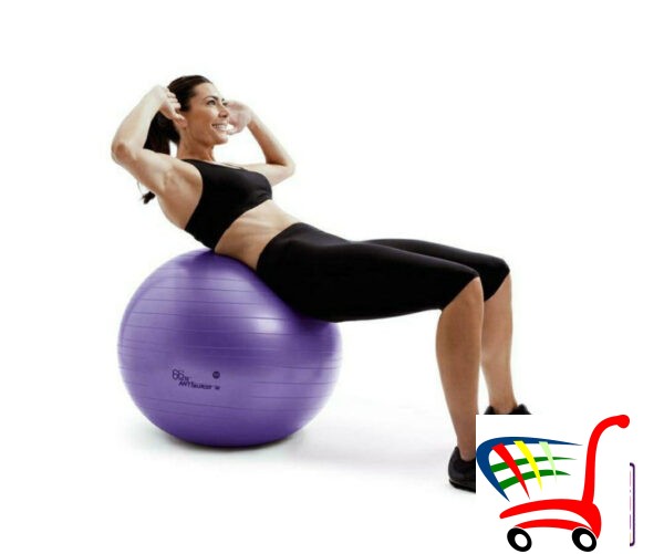 Fitness Lopta Za Vebanje - 65Cm Gym Ball