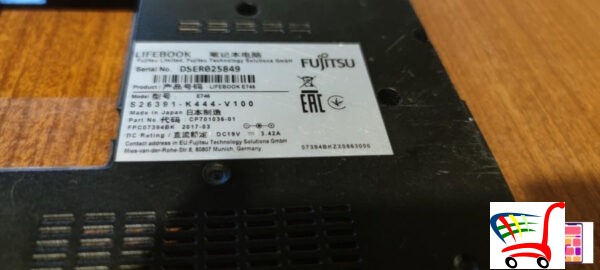Fujitsu Lifebook E746 Donje Kuite -