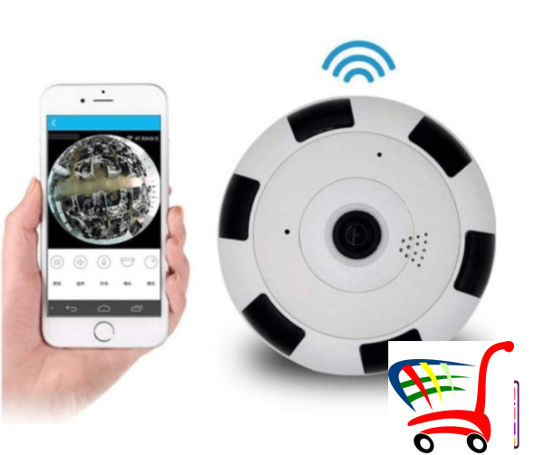 Full Vr / Video Hd Wifi Panorama Ip Kamera -