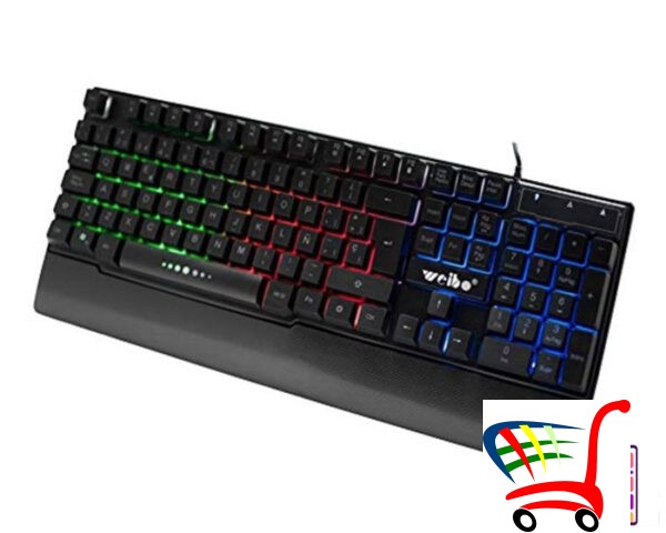 Gejmerska Tastatura- Weibo Rgb Tastatura -