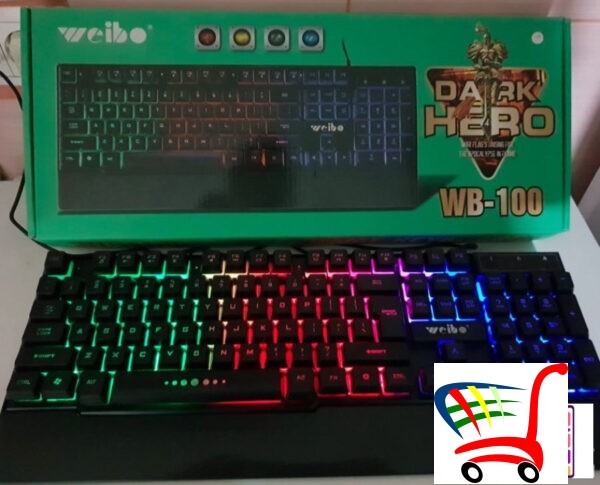 Gejmerska Tastatura- Weibo Rgb Tastatura -