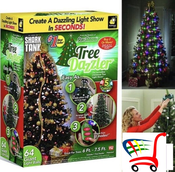 Godisnje Sijalice Za Jelku Tree Dazler 64 230Cm -
