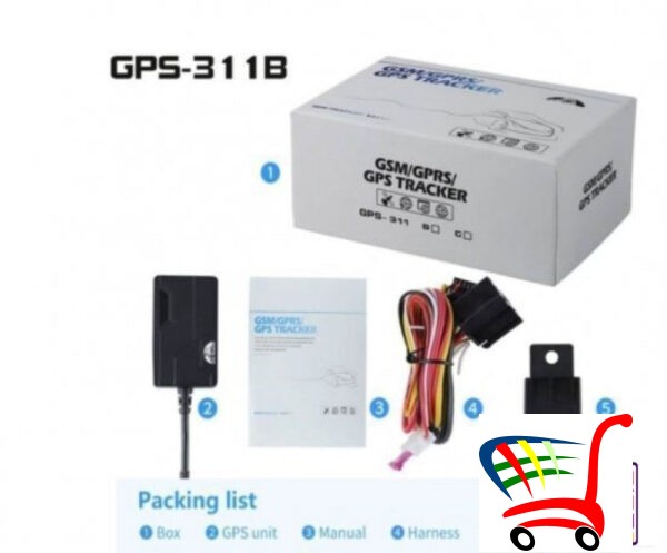 Gps Za Motor Skuter Trotinet Gps Gsm Traker 311B -