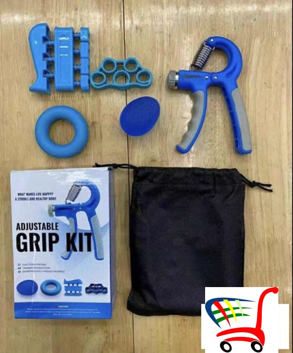 Grip Za Vebanje Ruku Podlaktice Opruga Stiskavac 5 U 1 Set -