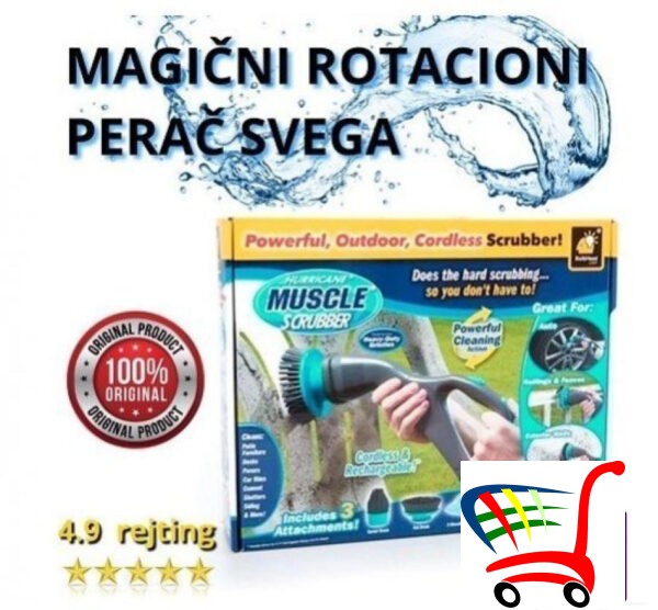 Hurricane Muscle Scrubber/ Super Rotirajua Etka/ -