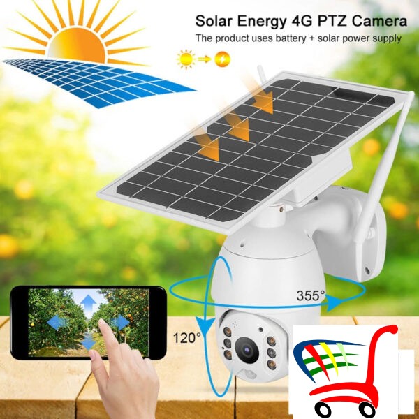 Inteligentna Solarna Kamera Sa Upozorenjem -