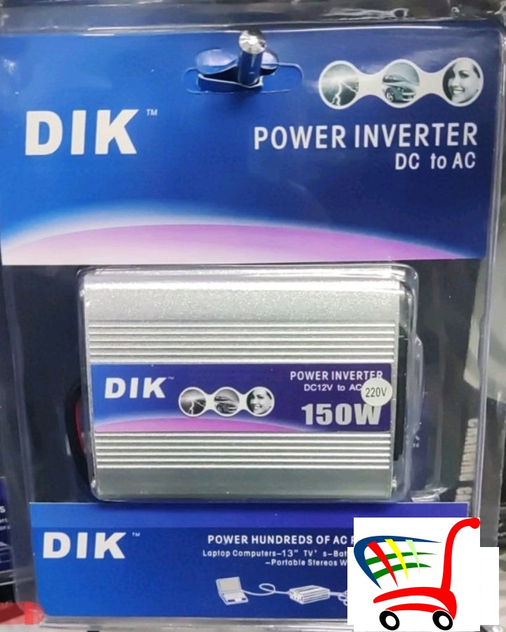 Inverter/Pretvara Napona 12V/220V/150W -