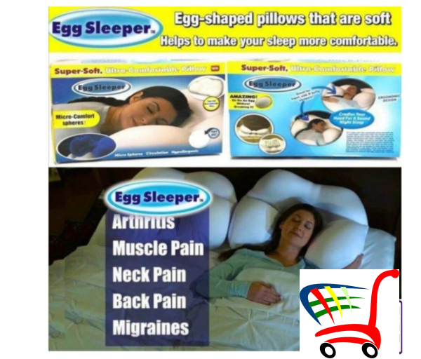 Jastuk Oblak Najbolji Revolucioni Egg Sleeper ! -