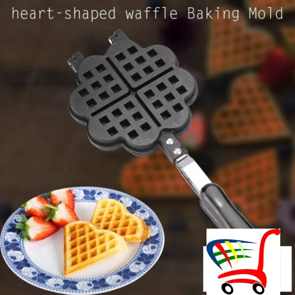 Kalup Za Bakin Kola/Waffle/Srce -