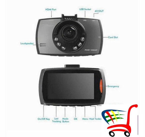 Kamera I Monitor Za Auto 1080P Full Hd -
