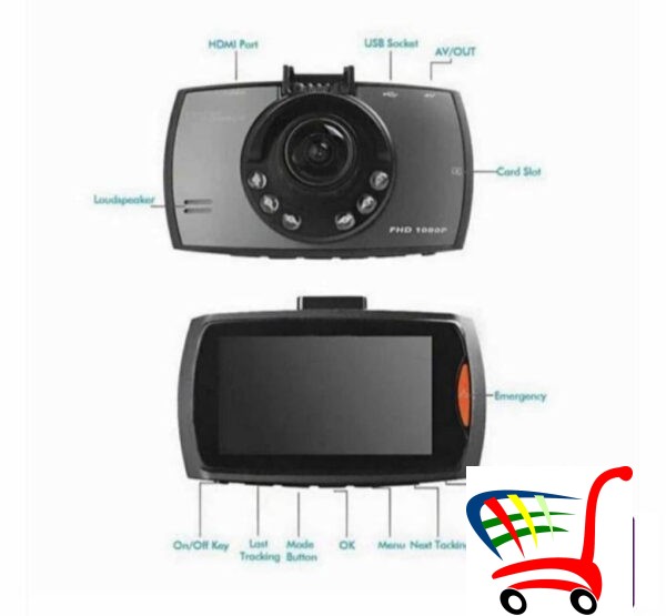 Kamera I Monitor Za Auto 1080P Full Hd -