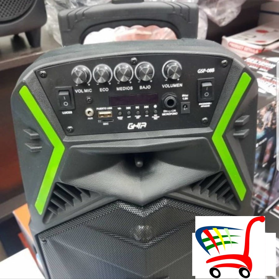 Karaoke Bluetooth Zvucnik + Bezicni Mikrofon Ghia -