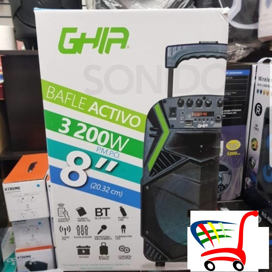 Karaoke Bluetooth Zvucnik + Bezicni Mikrofon Ghia -