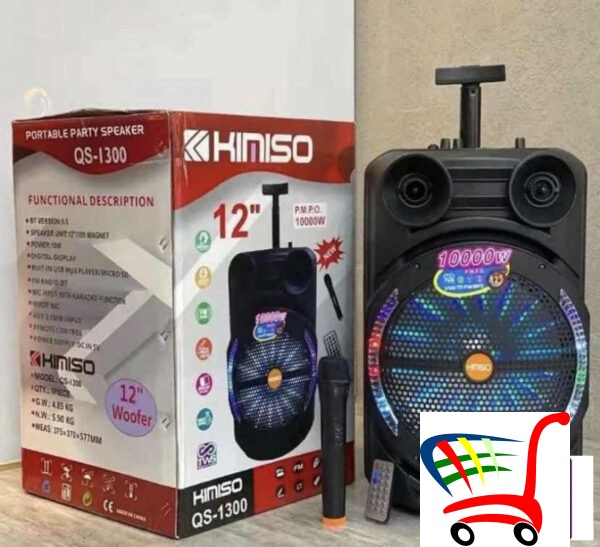 Karaoke Zvucnik Sa Bezicnim Mikrofonom Kimiso Qs1300 -