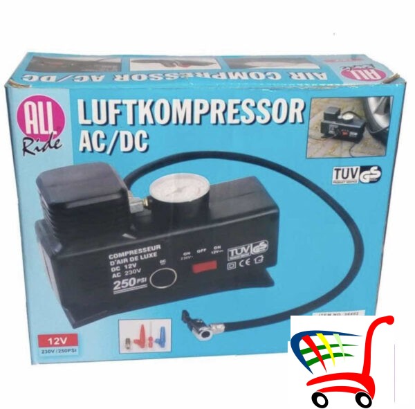 Kompresor Za Auto 12V I 220V -