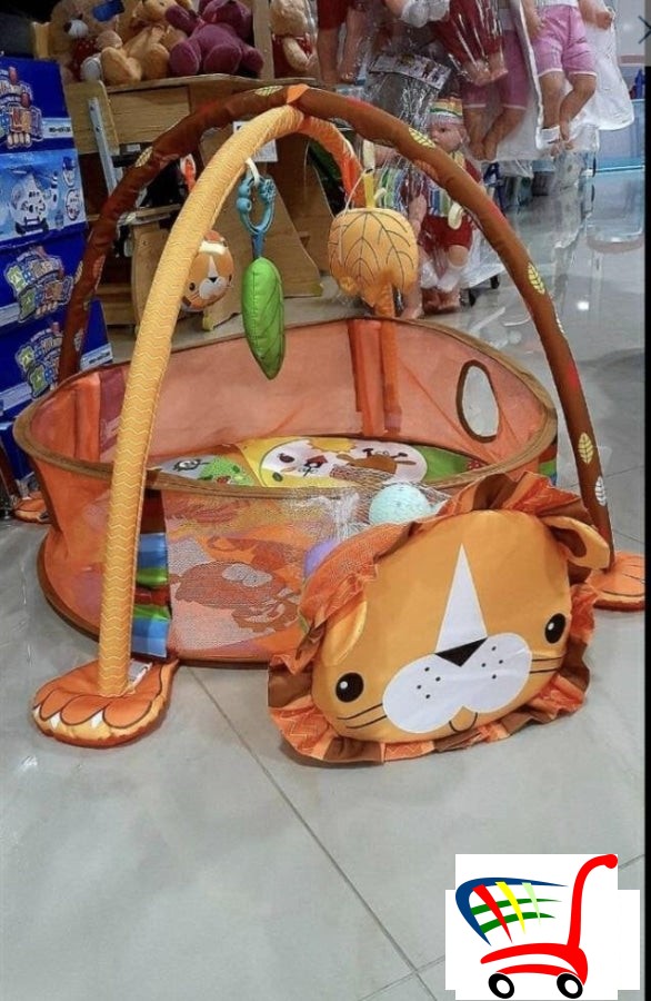 Kornjaca I Lavic Ogradica Za Bebe Sa Lopticama -