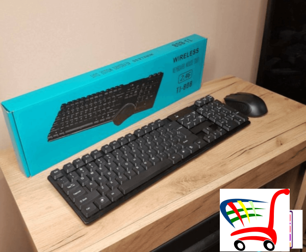 Kvalitetna Bezicna Tastatura + Mis - Wireless