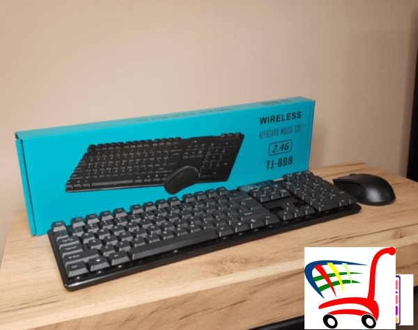 Kvalitetna Bezicna Tastatura + Mis - Wireless