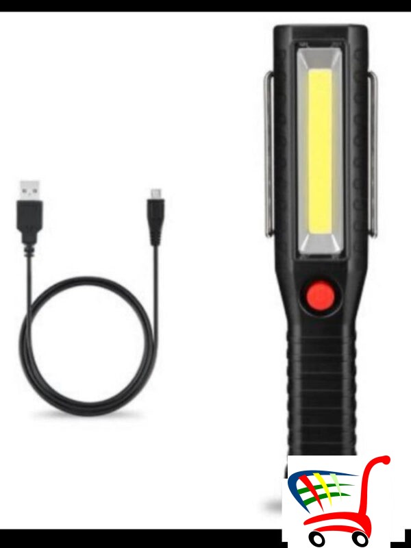 Lampa Sa Magnetom Punjiva Na Usb Kabal / Zl-879 -