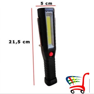 Lampa Sa Magnetom Punjiva Na Usb Kabal / Zl-879 -