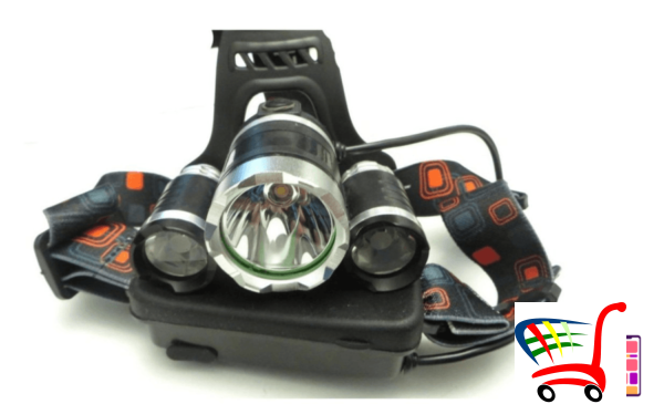 Lampa Za Glavu Sa Tri Led Diode-Lampa Glavu-Lampa -