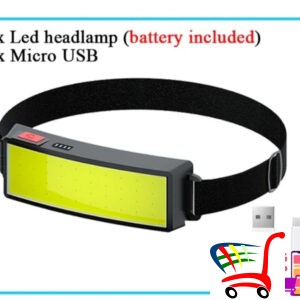 Lampa Za Glavu Usb Punjenje - Cob Dioda Tm-G14