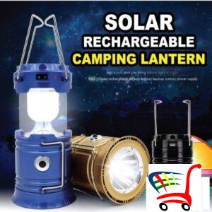 Lampa Za Kamp Solarni Fenjer Usb Svetiljka -